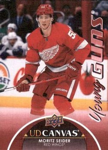#C361 Moritz Seider - Detroit Red Wings - 2021-22 Upper Deck - UD Canvas Hockey