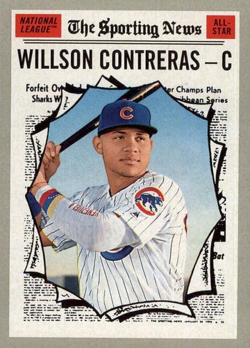 #361 Willson Contreras - Chicago Cubs - 2019 Topps Heritage Baseball
