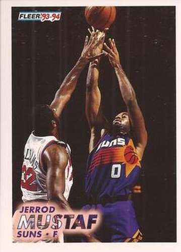 #361 Jerrod Mustaf - Phoenix Suns - 1993-94 Fleer Basketball