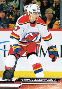 #361 Yegor Sharangovich - New Jersey Devils -2023-24 Upper Deck Hockey