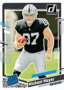 #361 Michael Mayer - Las Vegas Raiders - 2023 Donruss Football