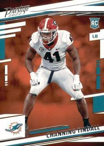#361 Channing Tindall - Miami Dolphins - 2022 Panini Prestige Football