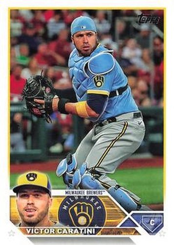 #361 Victor Caratini - Milwaukee Brewers - 2023 Topps Baseball