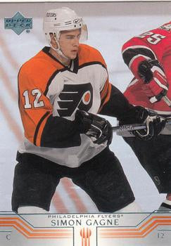 #361 Simon Gagne - Philadelphia Flyers - 2001-02 Upper Deck Hockey
