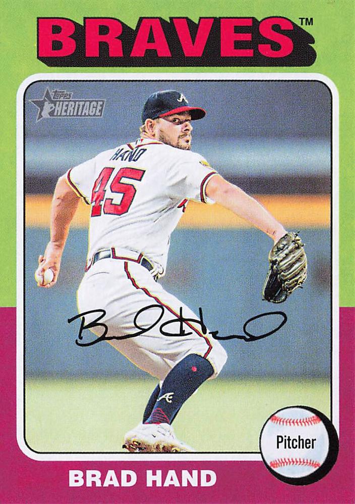 #361 Brad Hand - Atlanta Braves - 2024 Topps Heritage Baseball
