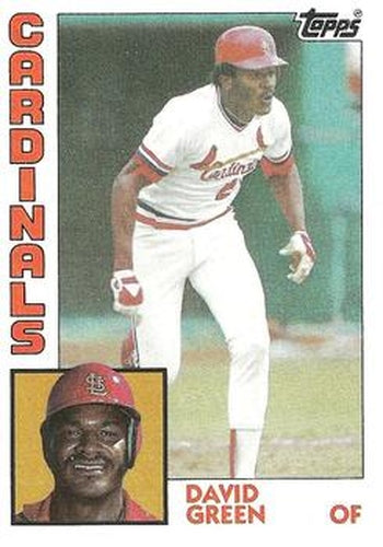 #362 David Green - St. Louis Cardinals - 1984 Topps Baseball