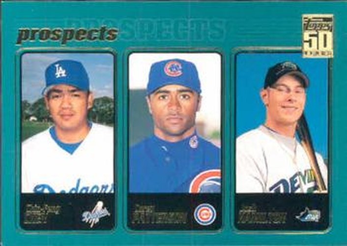#362 Chin-Feng Chen / Corey Patterson / Josh Hamilton - Los Angeles Dodgers / Chicago Cubs / Tampa Bay Devil Rays - 2001 Topps Baseball