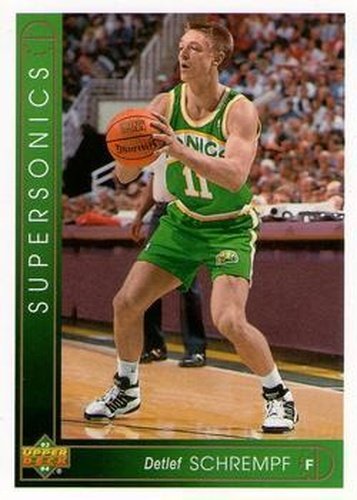 #362 Detlefrempf - Seattle SuperSonics - 1993-94 Upper Deck Basketball