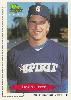#362 Doug Fitzer - San Bernardino Spirit - 1991 Classic Best Baseball