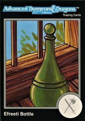 #362 Efreeti Bottle - 1991 TSR Advanced Dungeons & Dragons - Silver