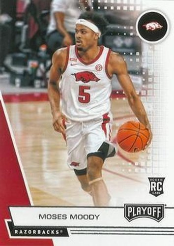 #362 Moses Moody - Arkansas Razorbacks - 2021 Panini Chronicles Draft Picks Basketball