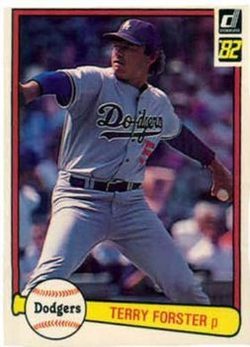 #362 Terry Forster - Los Angeles Dodgers - 1982 Donruss Baseball
