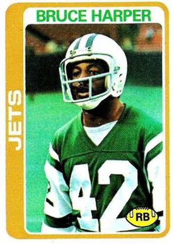 #362 Bruce Harper - New York Jets - 1978 Topps Football