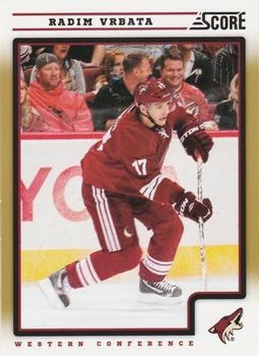 #362 Radim Vrbata - Phoenix Coyotes - 2012-13 Score - Gold Rush Hockey