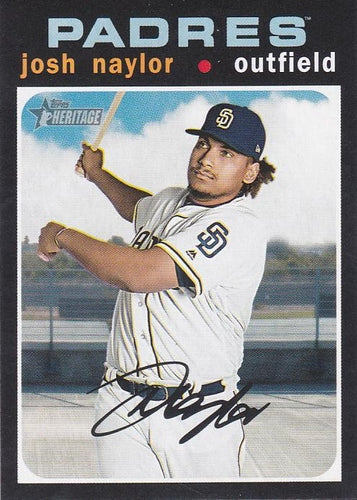 #363 Josh Naylor - San Diego Padres - 2020 Topps Heritage Baseball