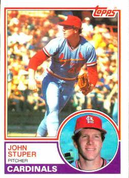 #363 John Stuper - St. Louis Cardinals - 1983 Topps Baseball