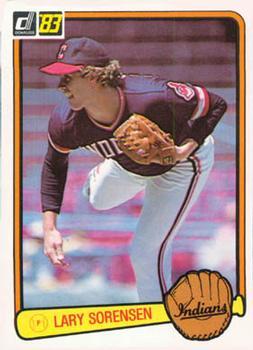 #363 Lary Sorensen - Cleveland Indians - 1983 Donruss Baseball