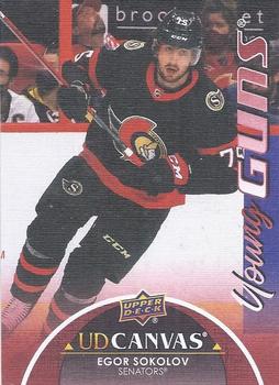 #C363 Egor Sokolov - Ottawa Senators - 2021-22 Upper Deck - UD Canvas Hockey
