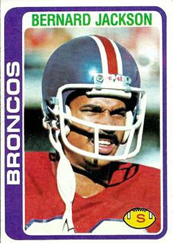 #363 Bernard Jackson - Denver Broncos - 1978 Topps Football