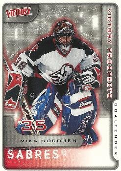 #364 Mika Noronen - Buffalo Sabres - 2001-02 Upper Deck Victory Hockey