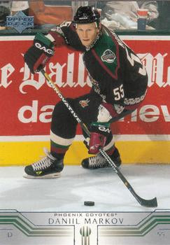 #364 Daniil Markov - Phoenix Coyotes - 2001-02 Upper Deck Hockey