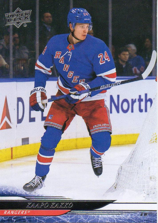#364 Kaapo Kakko - New York Rangers - 2024-25 Upper Deck Hockey