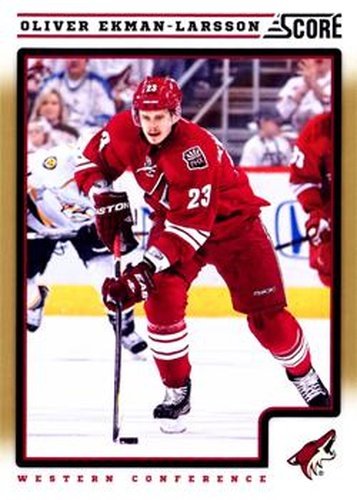 #364 Oliver Ekman-Larsson - Phoenix Coyotes - 2012-13 Score - Gold Rush Hockey