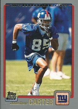 #364 Jonathan Carter - New York Giants - 2001 Topps Football