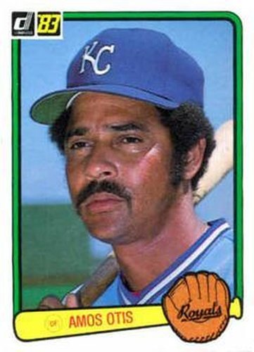 #364 Amos Otis - Kansas City Royals - 1983 Donruss Baseball