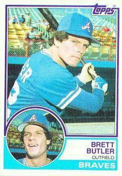 #364 Brett Butler - Atlanta Braves - 1983 Topps Baseball