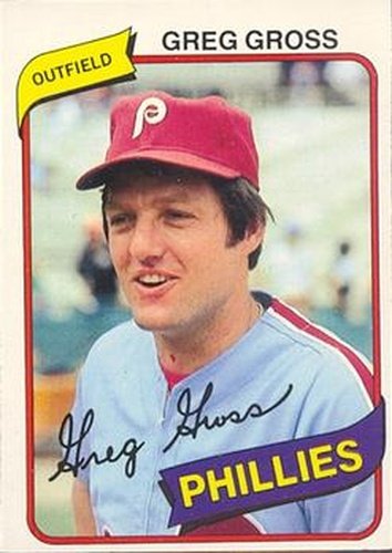 #364 Greg Gross - Philadelphia Phillies - 1980 O-Pee-Chee Baseball