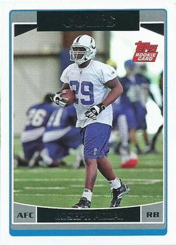 #364 Joseph Addai - Indianapolis Colts - 2006 Topps Football