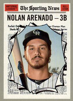 #365 Nolan Arenado - Colorado Rockies - 2019 Topps Heritage Baseball