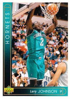 #365 Larry Johnson - Charlotte Hornets - 1993-94 Upper Deck Basketball