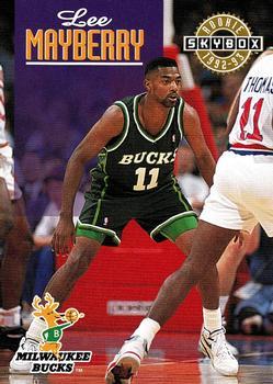 #365 Lee Mayberry - Milwaukee Bucks - 1992-93 SkyBox Basketball