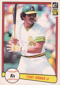 #365 Tony Armas - Oakland Athletics - 1982 Donruss Baseball