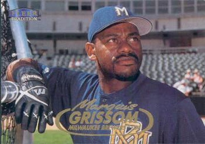 #365 Marquis Grissom - Milwaukee Brewers - 1998 Fleer Tradition Baseball