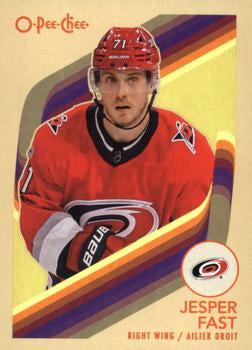 #365 Jesper Fast - Carolina Hurricanes - 2023-24 O-Pee-Chee - Retro Hockey