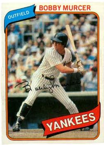 #365 Bobby Murcer - New York Yankees - 1980 Topps Baseball