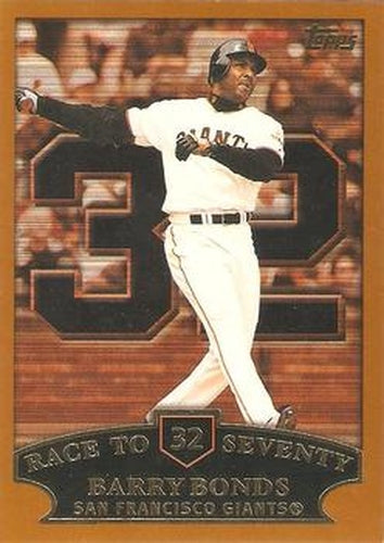 #365af Barry Bonds - San Francisco Giants - 2002 Topps Baseball
