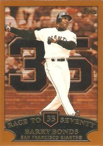 #365ai Barry Bonds - San Francisco Giants - 2002 Topps Baseball