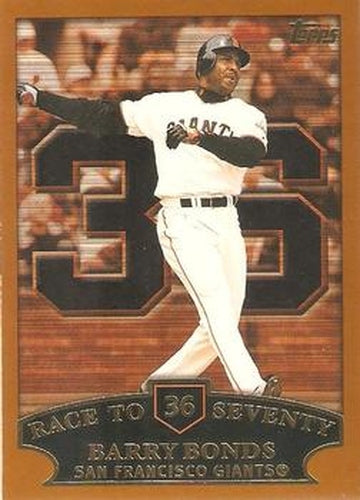#365aj Barry Bonds - San Francisco Giants - 2002 Topps Baseball