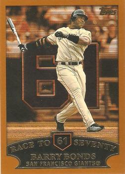 #365bi Barry Bonds - San Francisco Giants - 2002 Topps Baseball
