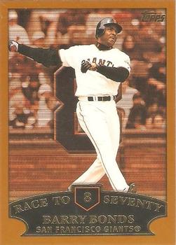 #365h Barry Bonds - San Francisco Giants - 2002 Topps Baseball