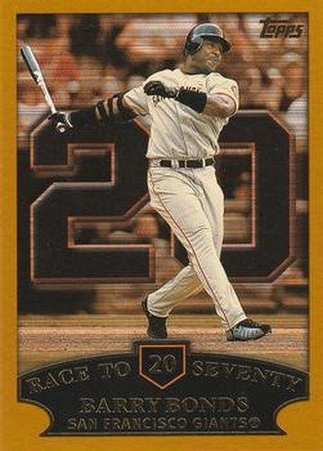 #365t Barry Bonds - San Francisco Giants - 2002 Topps Baseball