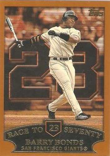 #365w Barry Bonds - San Francisco Giants - 2002 Topps Baseball