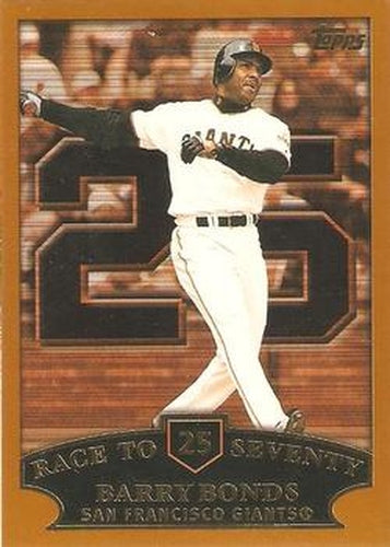 #365y Barry Bonds - San Francisco Giants - 2002 Topps Baseball