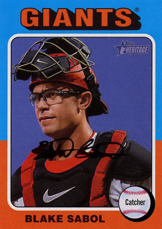 #366 Blake Sabol - San Francisco Giants - 2024 Topps Heritage Baseball