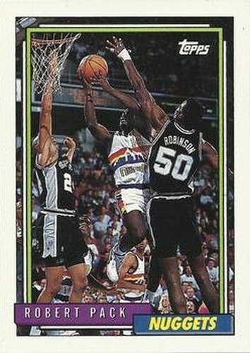 #366 Robert Pack - Denver Nuggets - 1992-93 Topps Basketball