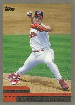 #366 Bartolo Colon - Cleveland Indians - 2000 Topps Baseball